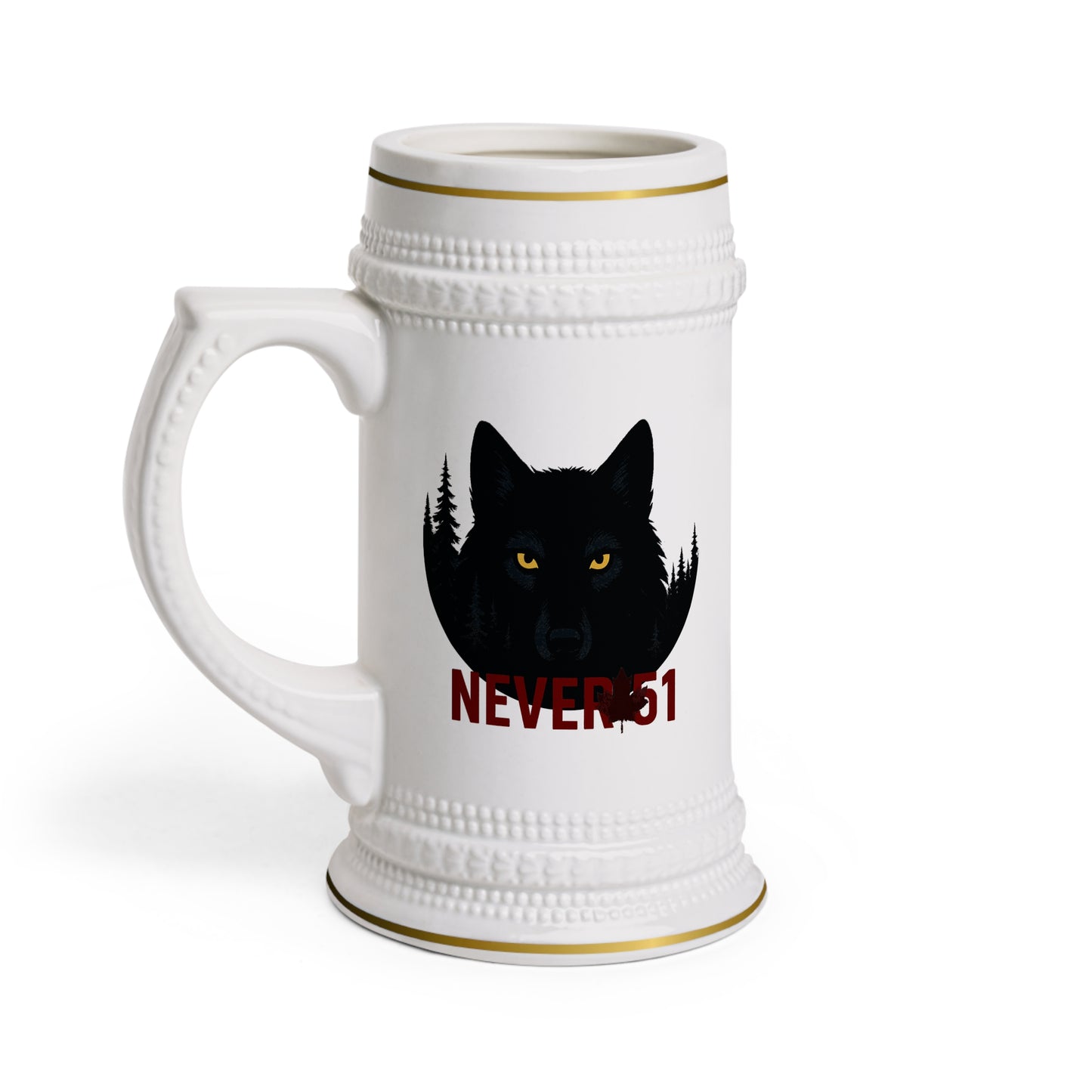 Watchful Wolf Just One More Stein Mug