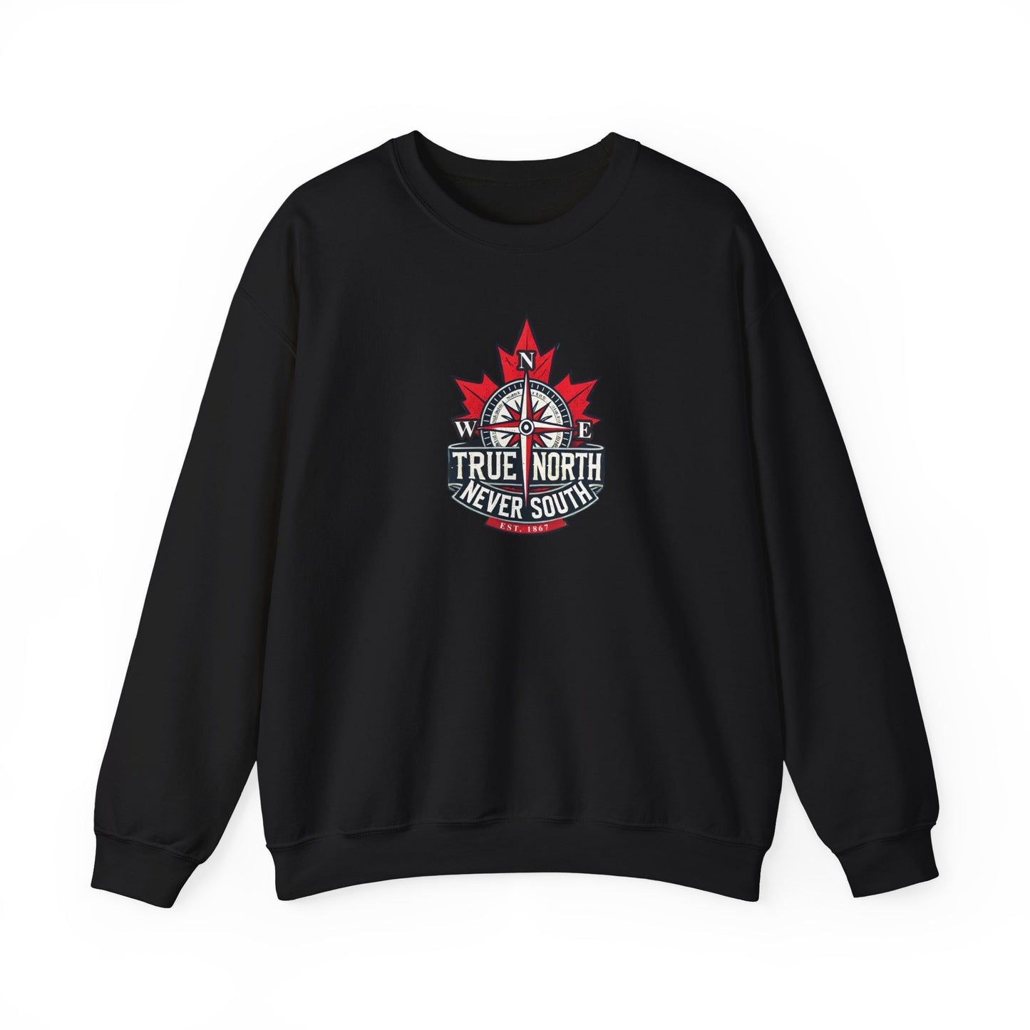 True North Never South Crewneck Sweatshirt