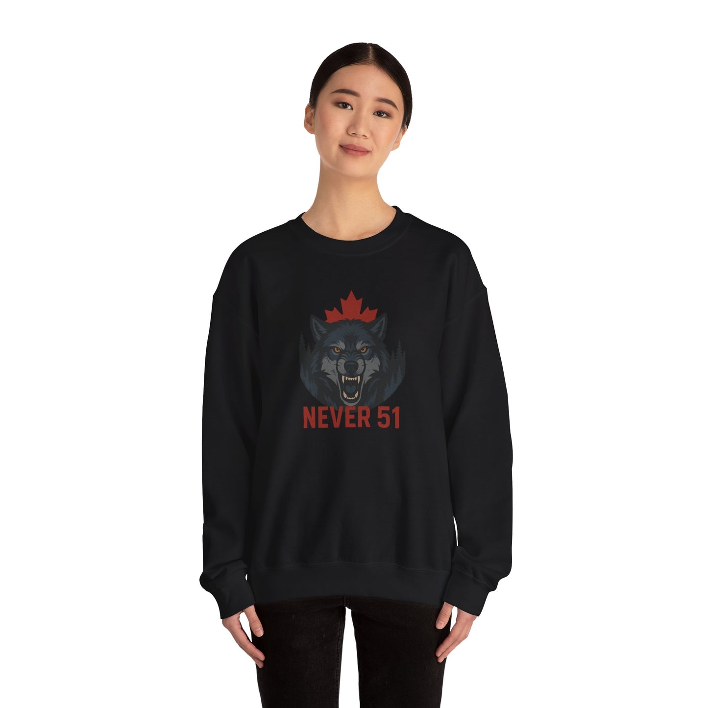 Wrangly Wolf Crewneck Sweatshirt