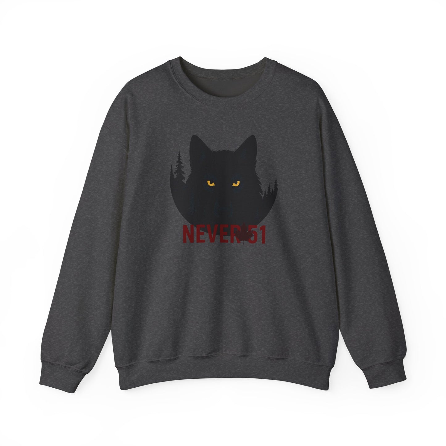 Watchful Wolf Crewneck Sweatshirt