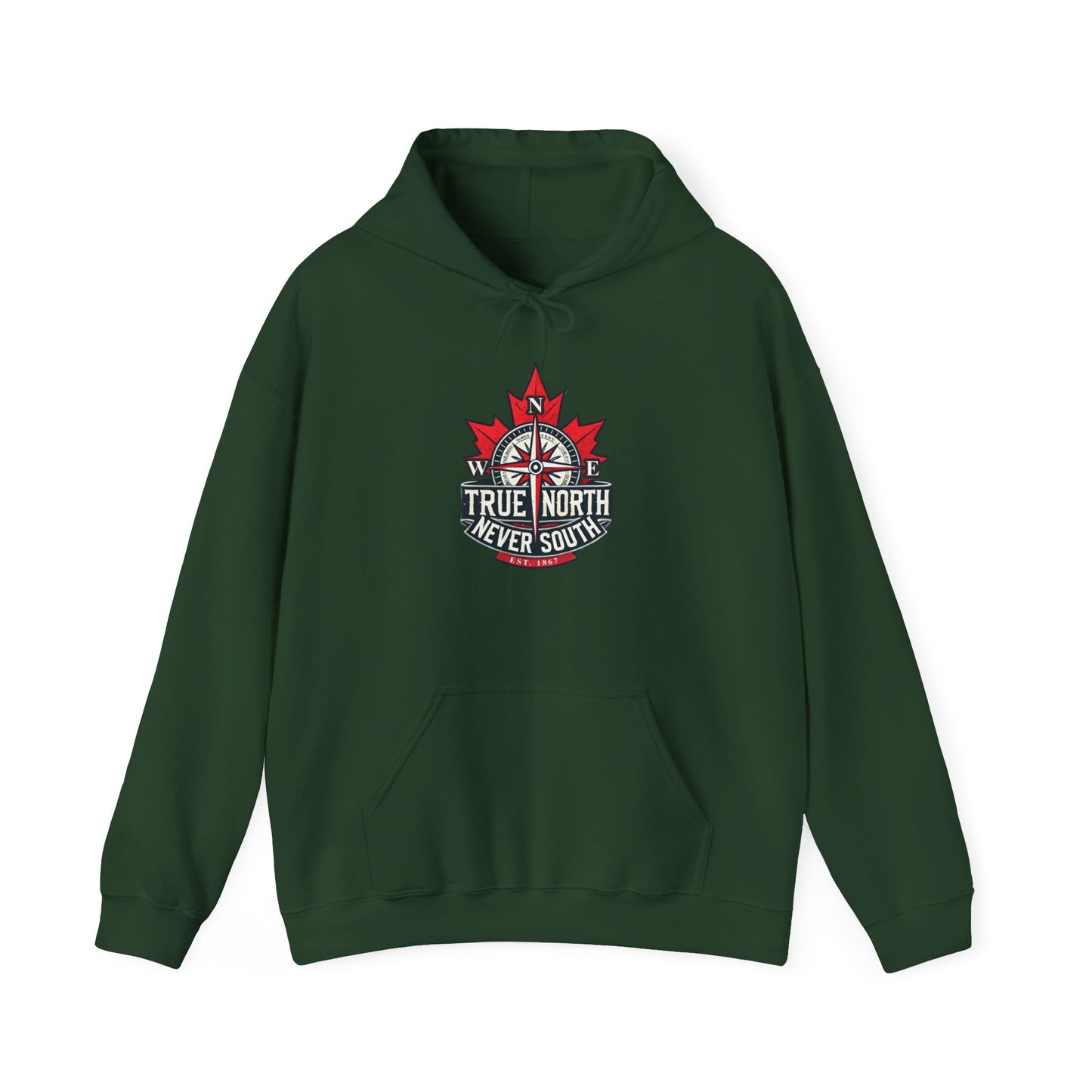 True North Never South Heavy Blend™ Hooded Sweatshirt