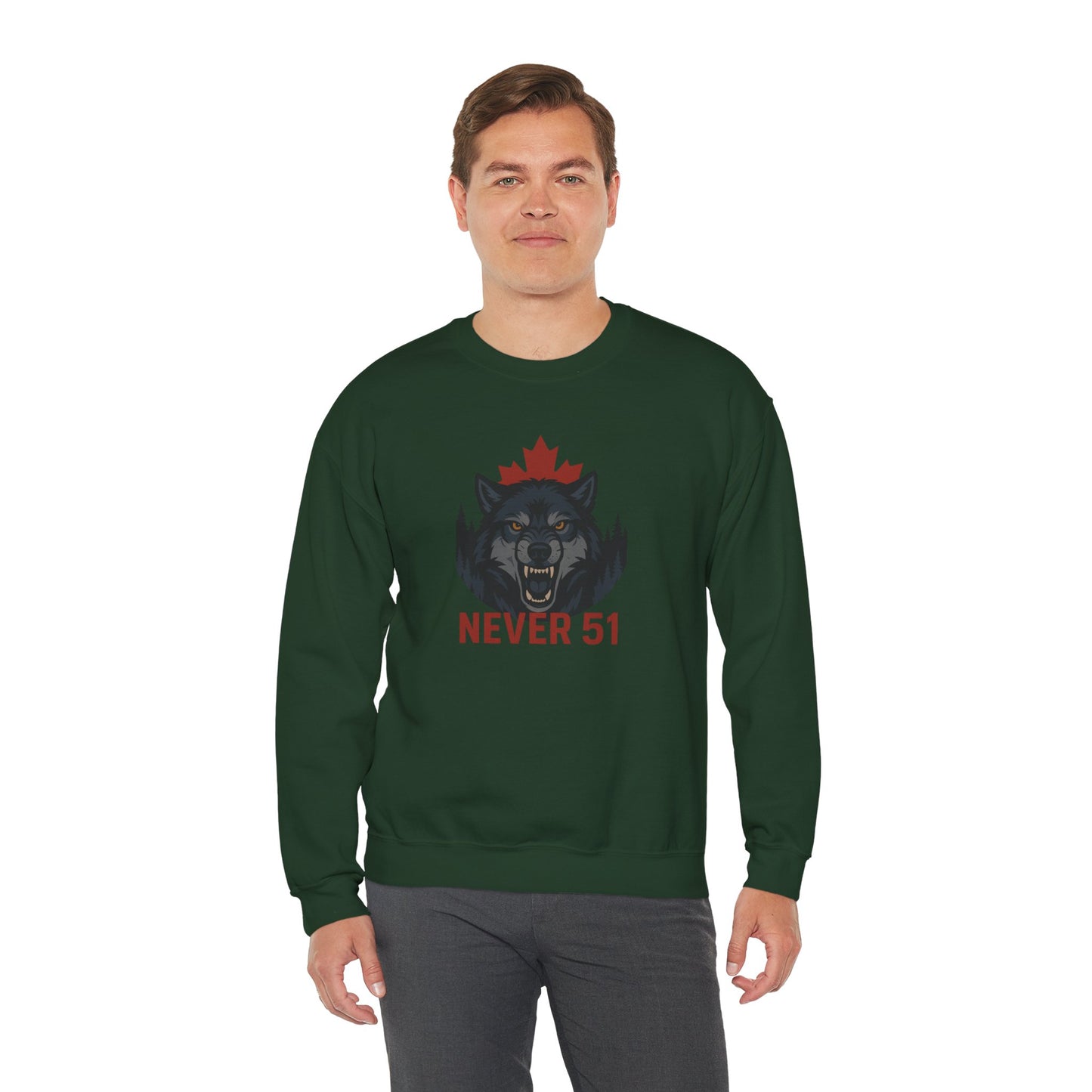 Wrangly Wolf Crewneck Sweatshirt