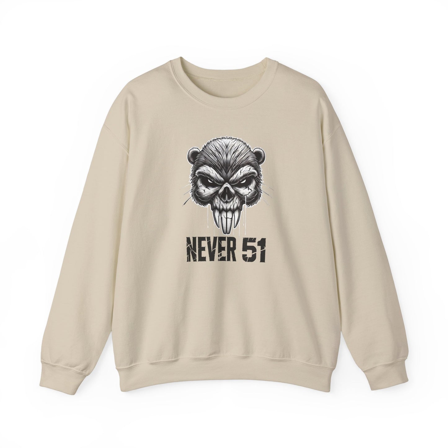 Beaver Skull Unisex Heavy Blend™ Crewneck Sweatshirt