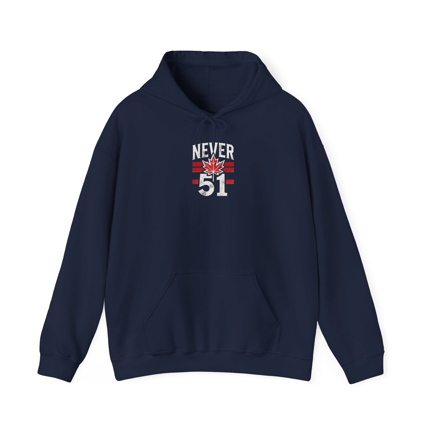 Never 51/Beaver Skull Unisex Heavy Blend™ Hooded Sweatshir