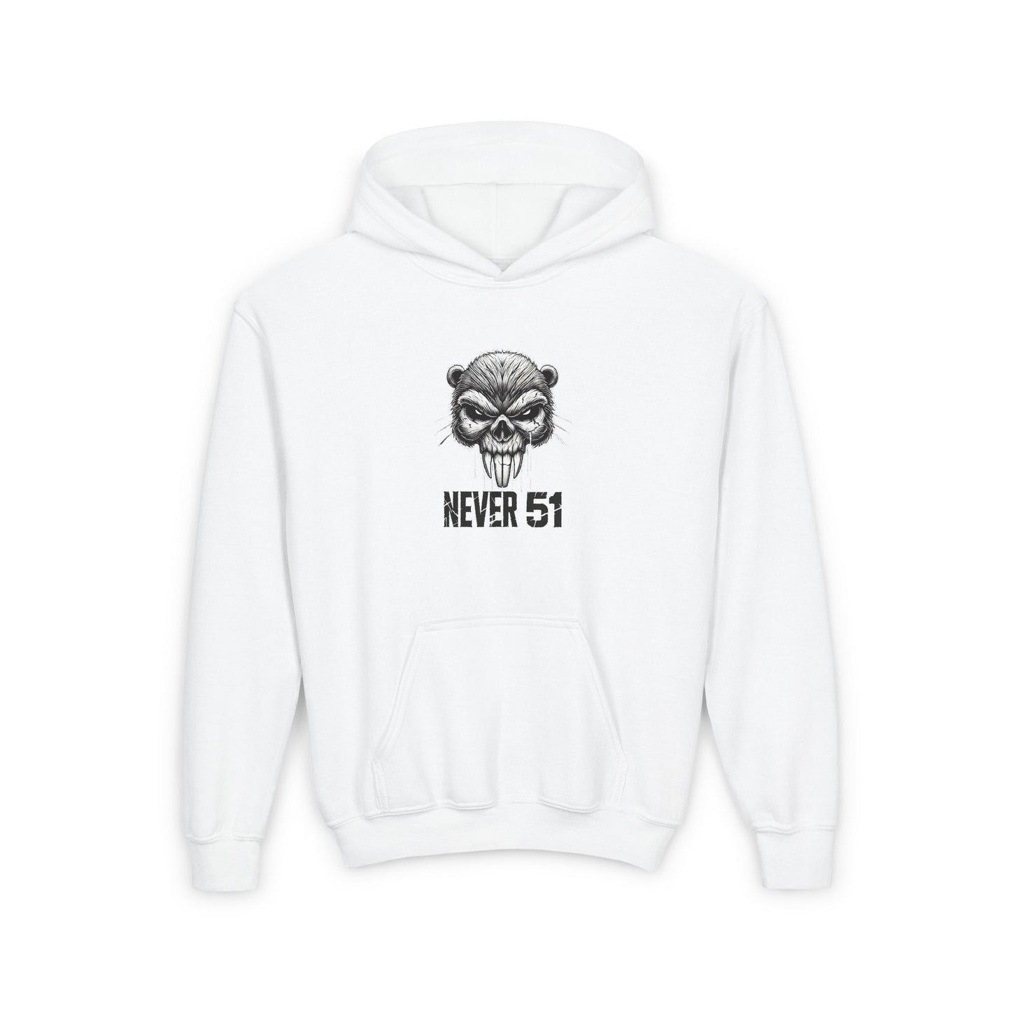 Beaver Skull Youth Heavy Blend Hoodie