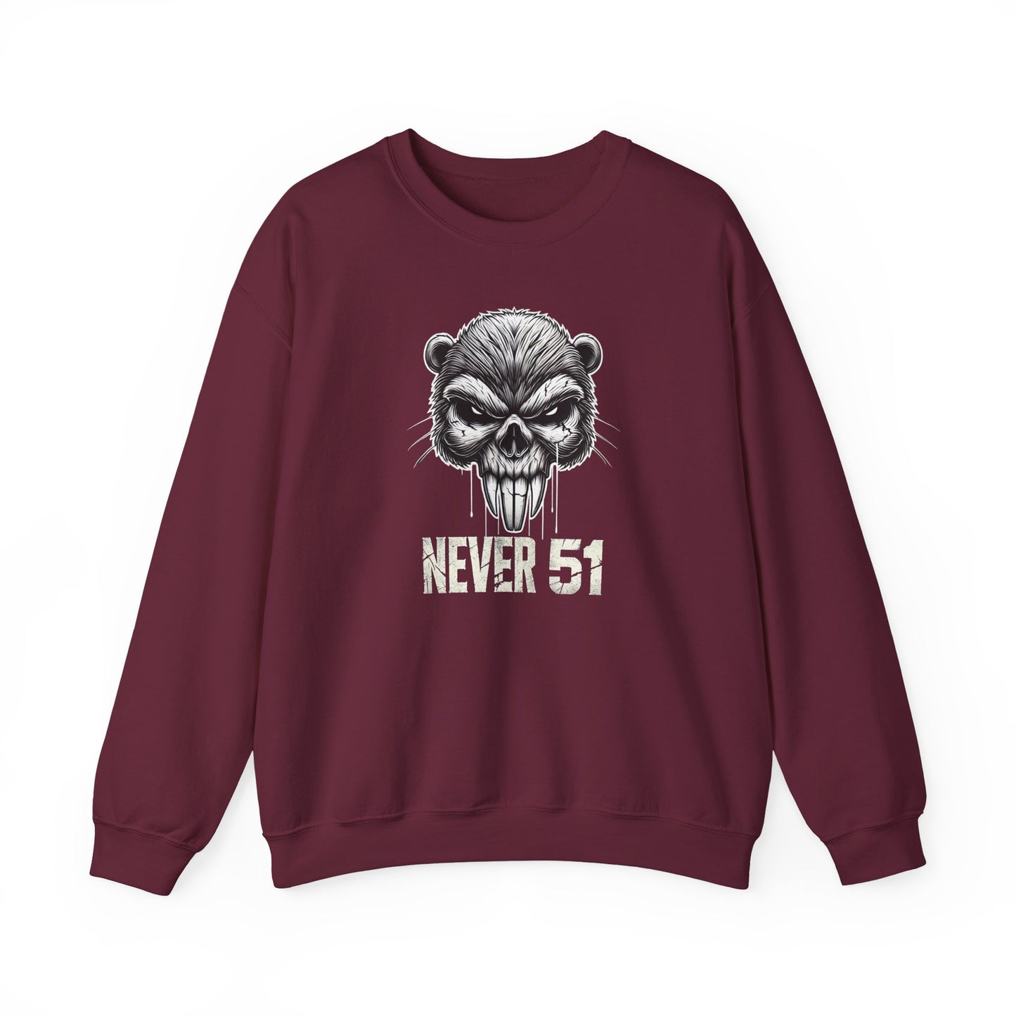 Beaver Skull Unisex Heavy Blend™ Crewneck Sweatshirt