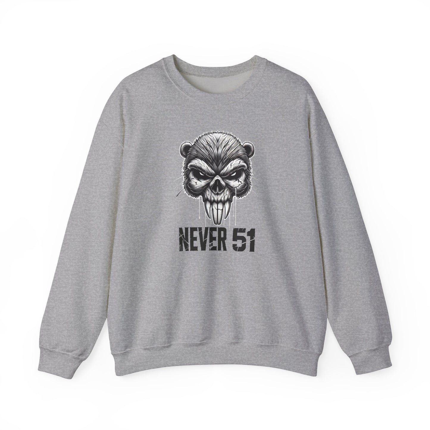 Beaver Skull Unisex Heavy Blend™ Crewneck Sweatshirt