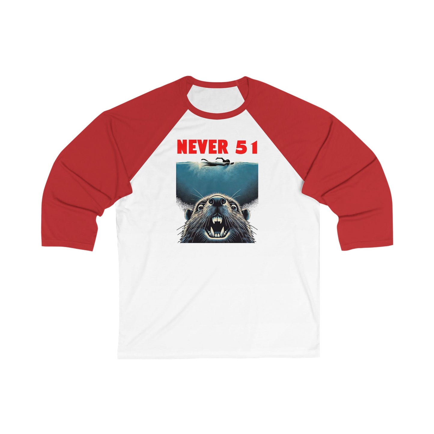 Terror From The Deep 3\4 Raglan Sleeve