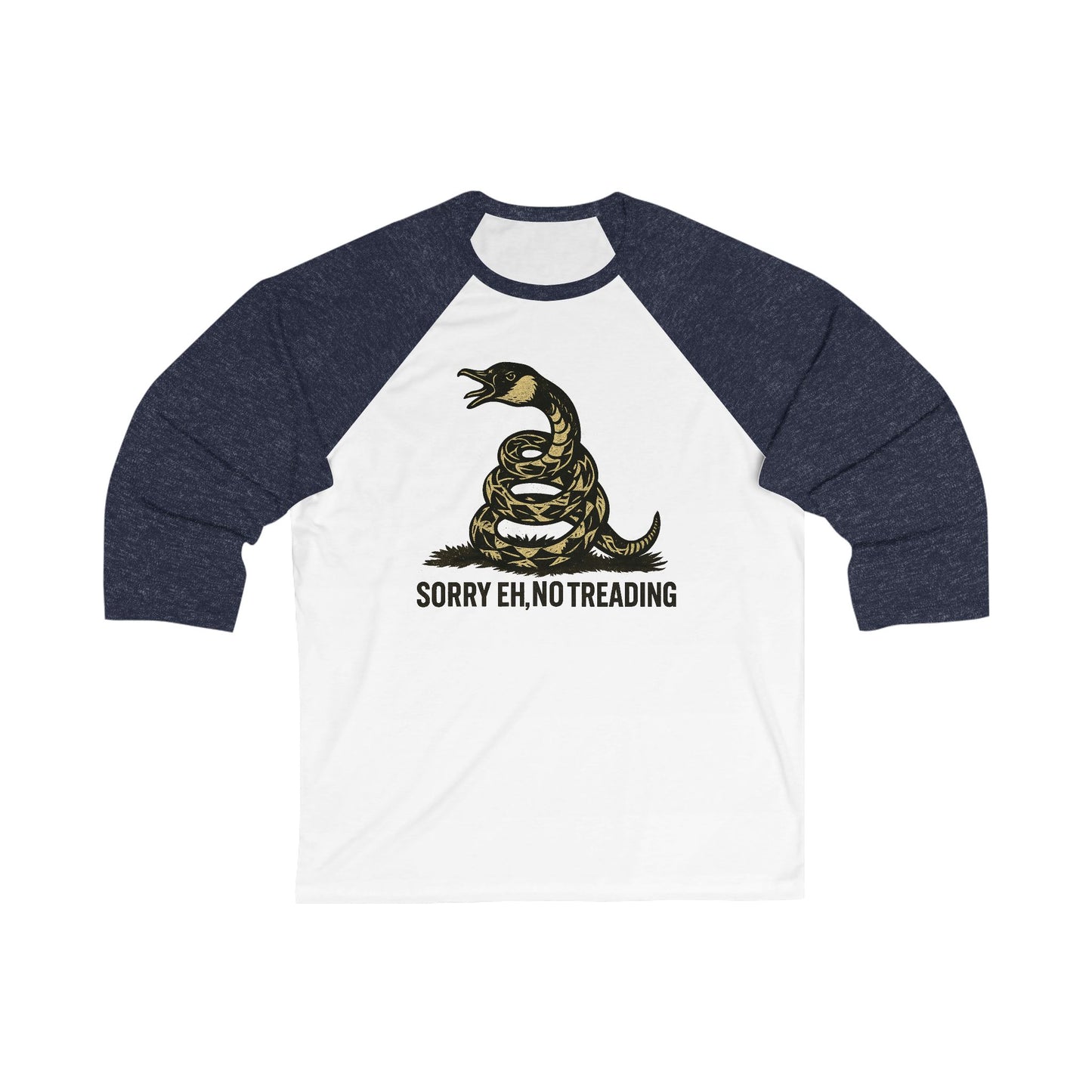 Sorry Eh No Treading 3\4 Raglan Sleeve