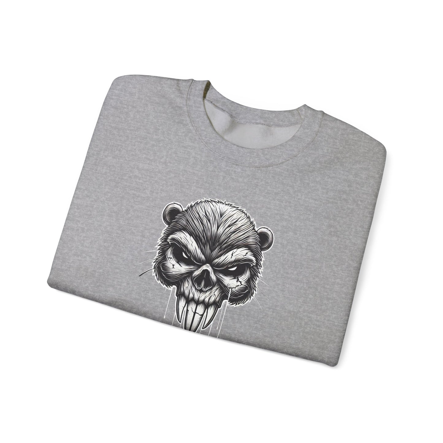 Beaver Skull Unisex Heavy Blend™ Crewneck Sweatshirt