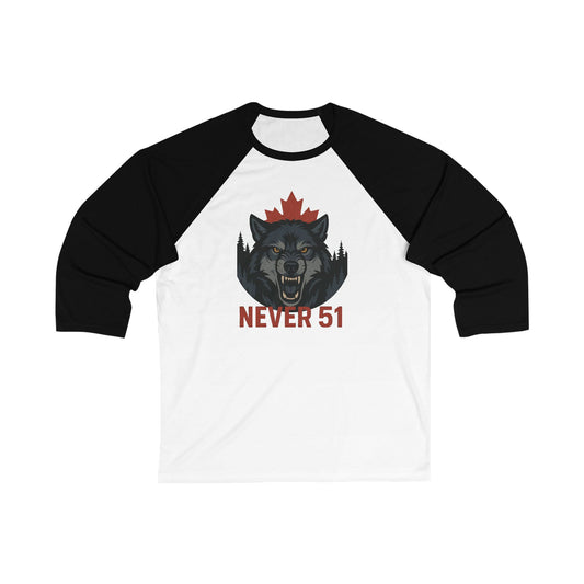 Wrangly Wolf 3\4 Raglan Sleeve