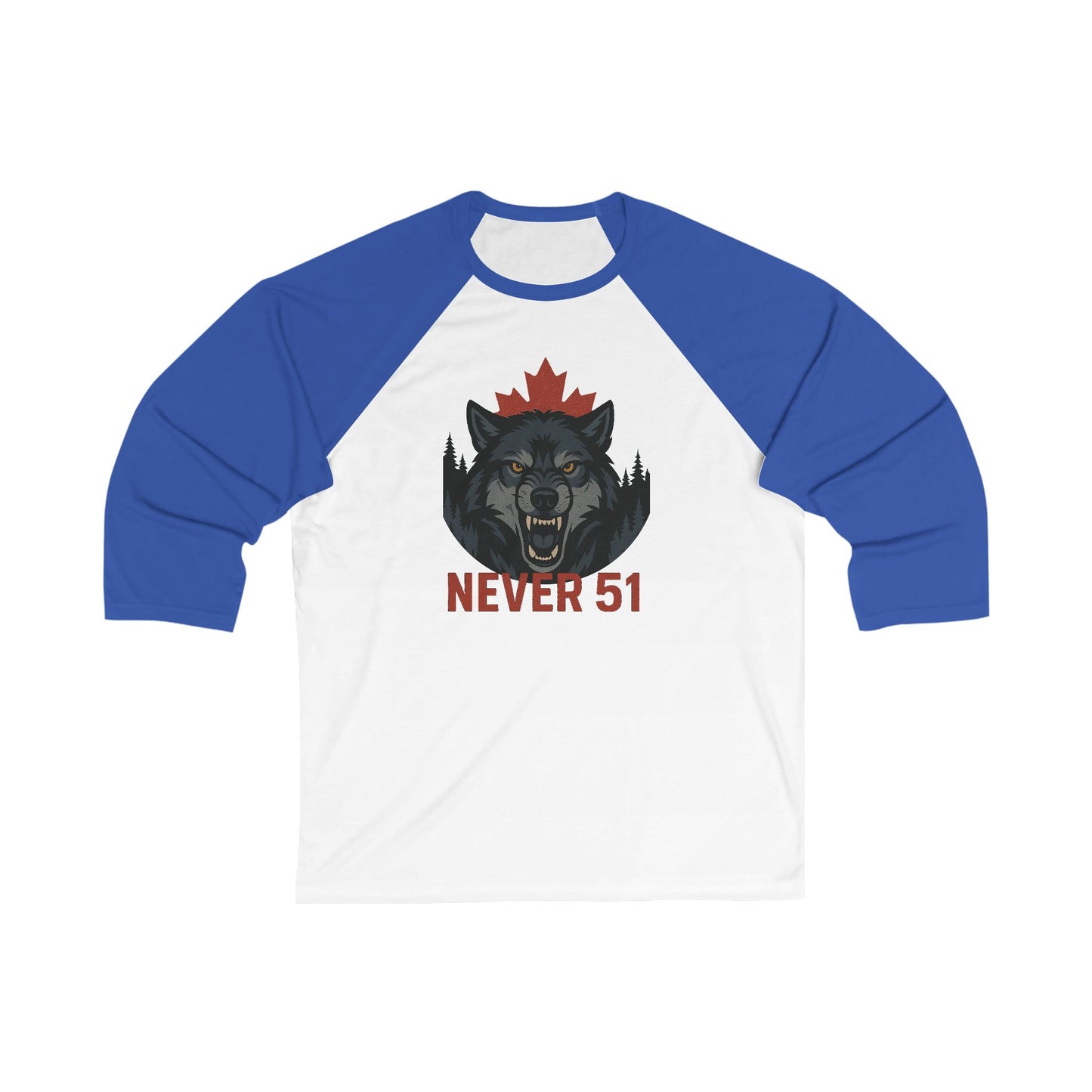 Wrangly Wolf 3\4 Raglan Sleeve