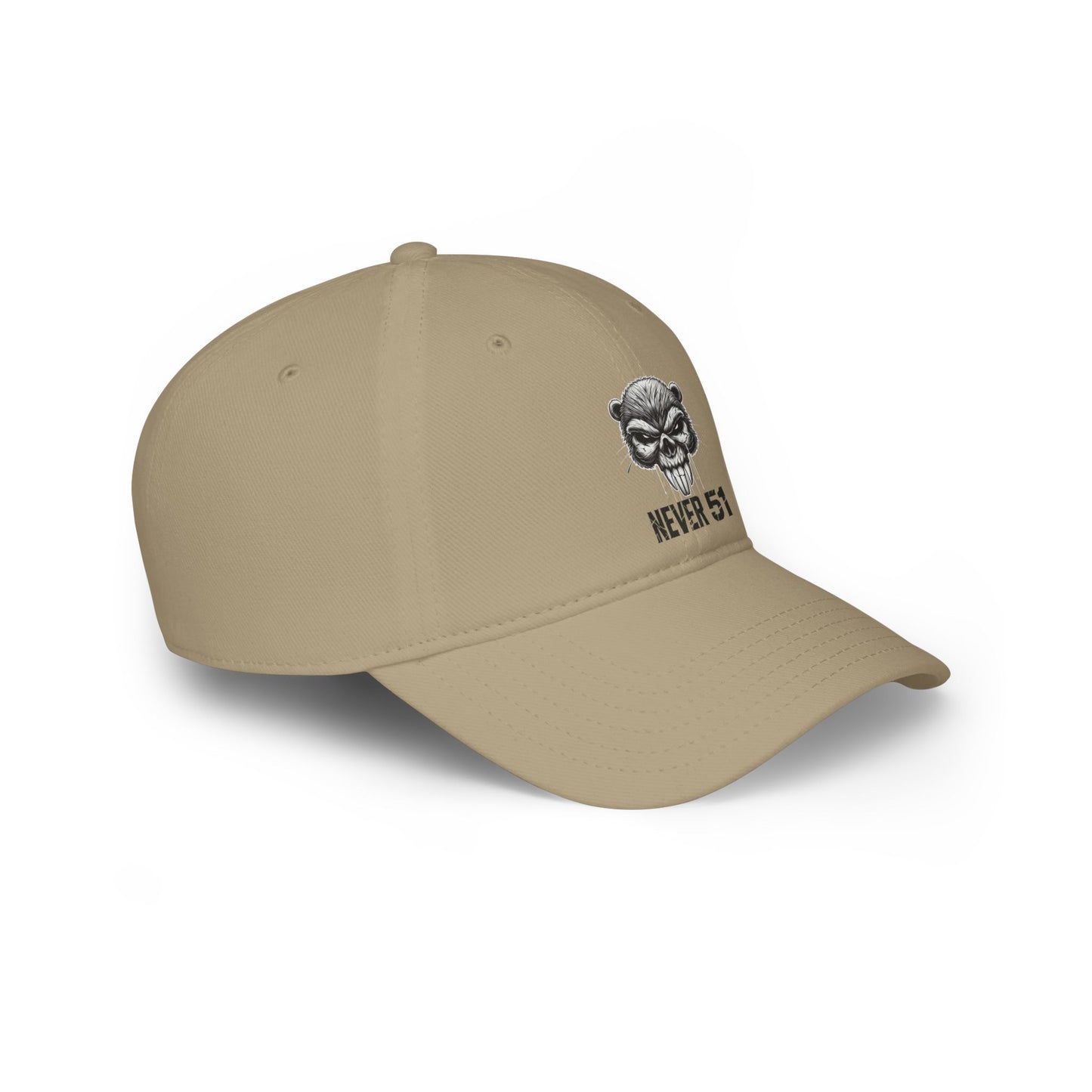 Beaver Skull Low Profile Curling Cap