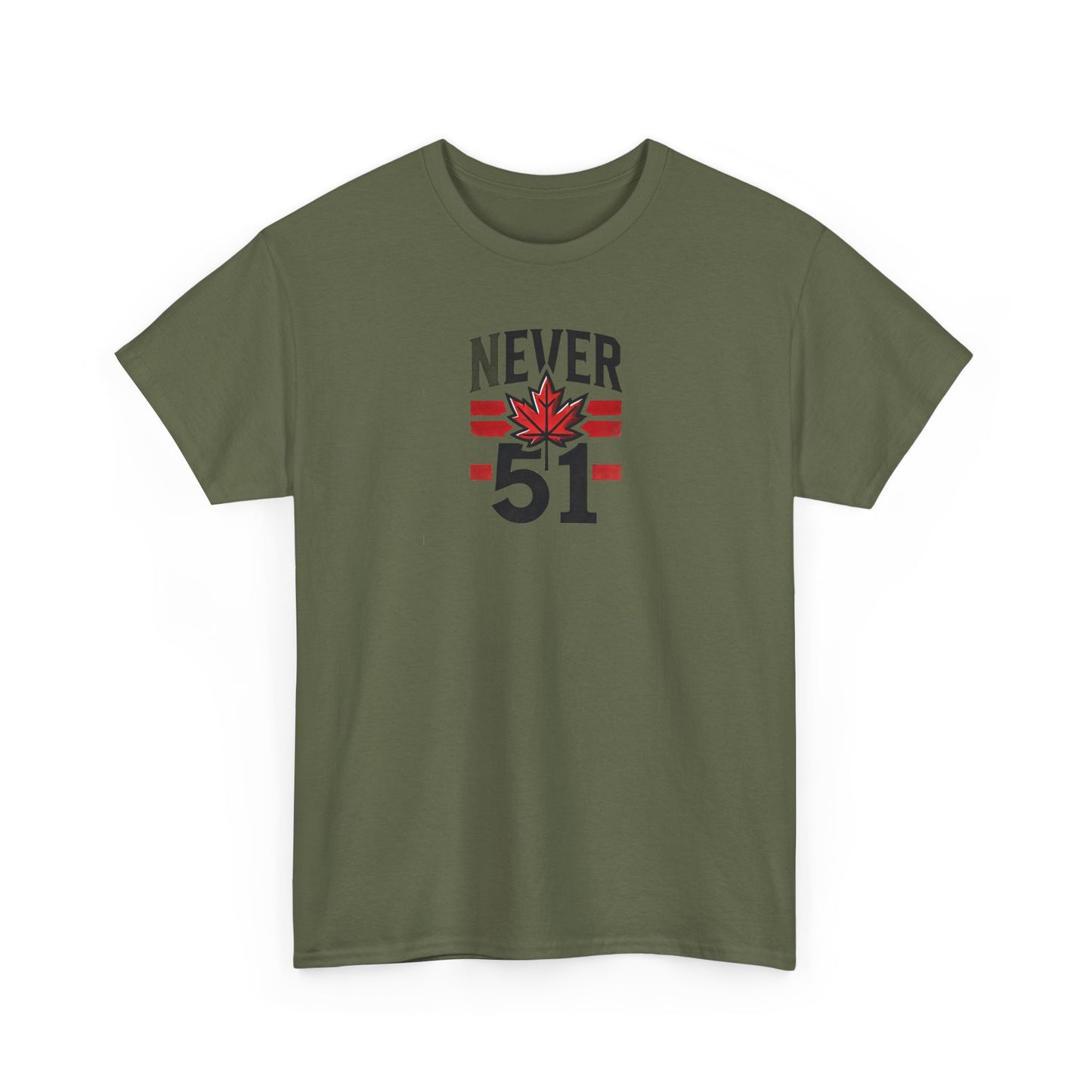 Never 51 Unisex Heavy Cotton Tee