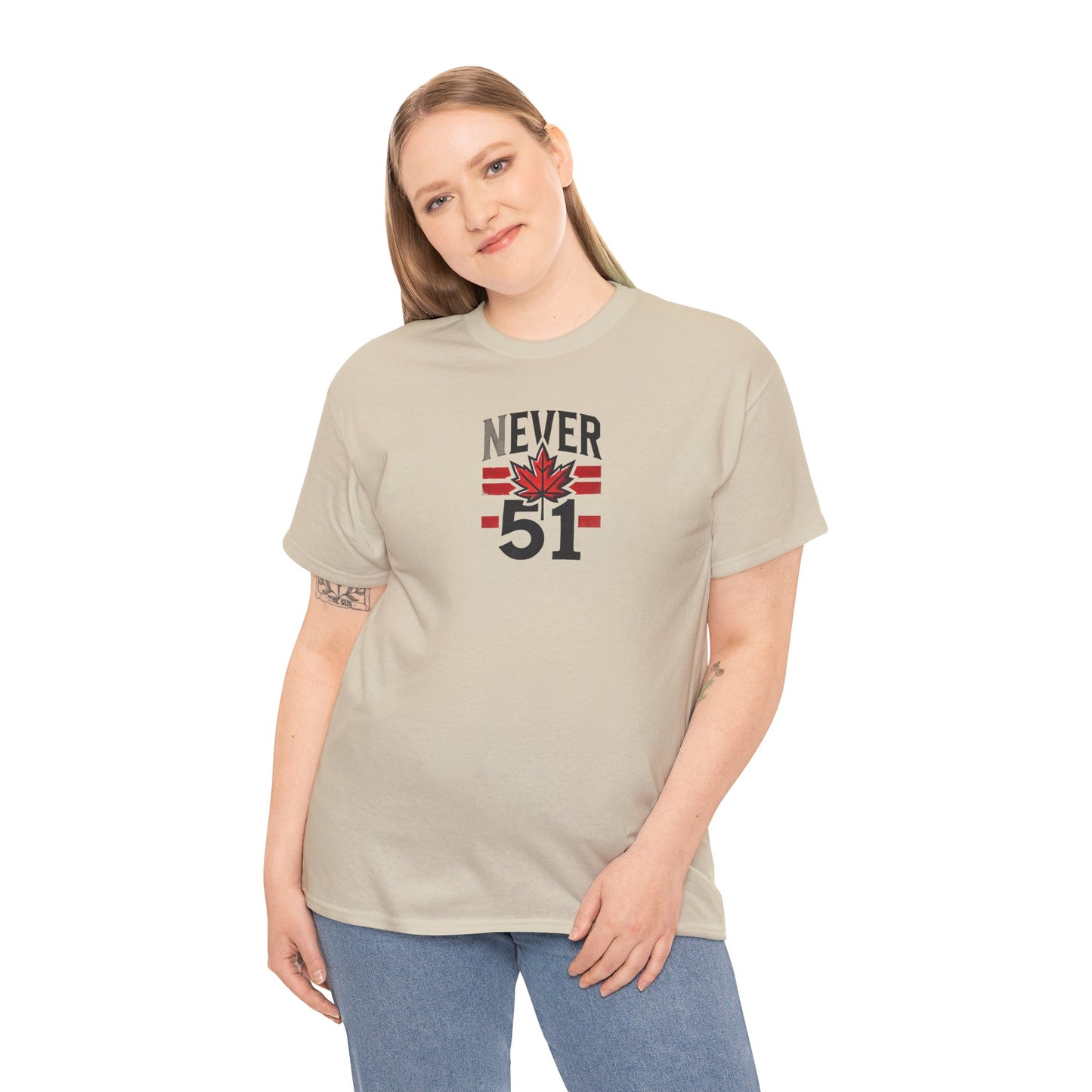 Never 51 Unisex Heavy Cotton Tee