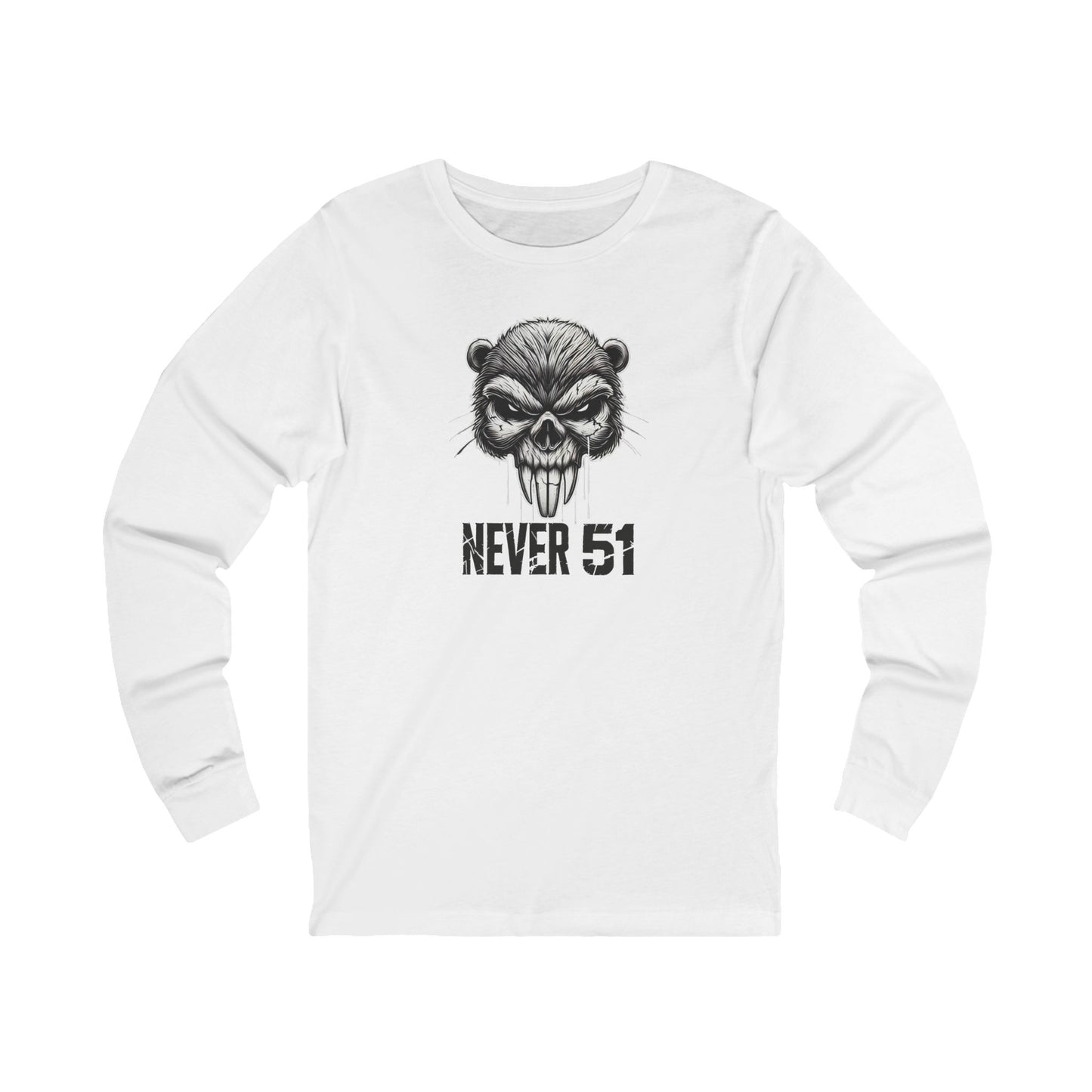 Beaver Skull Long Sleeve Tee