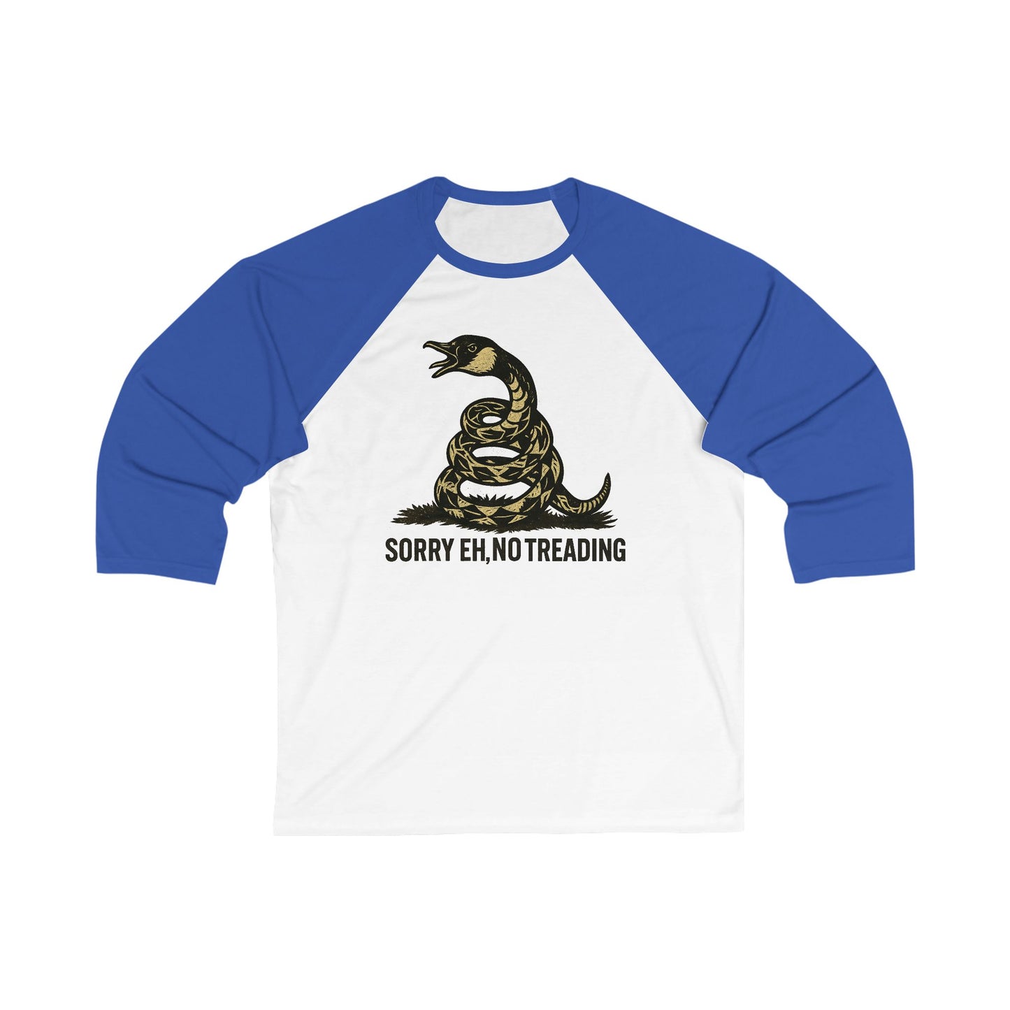 Sorry Eh No Treading 3\4 Raglan Sleeve