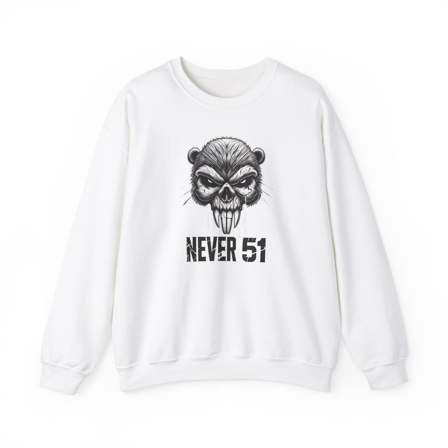 Beaver Skull Unisex Heavy Blend™ Crewneck Sweatshirt