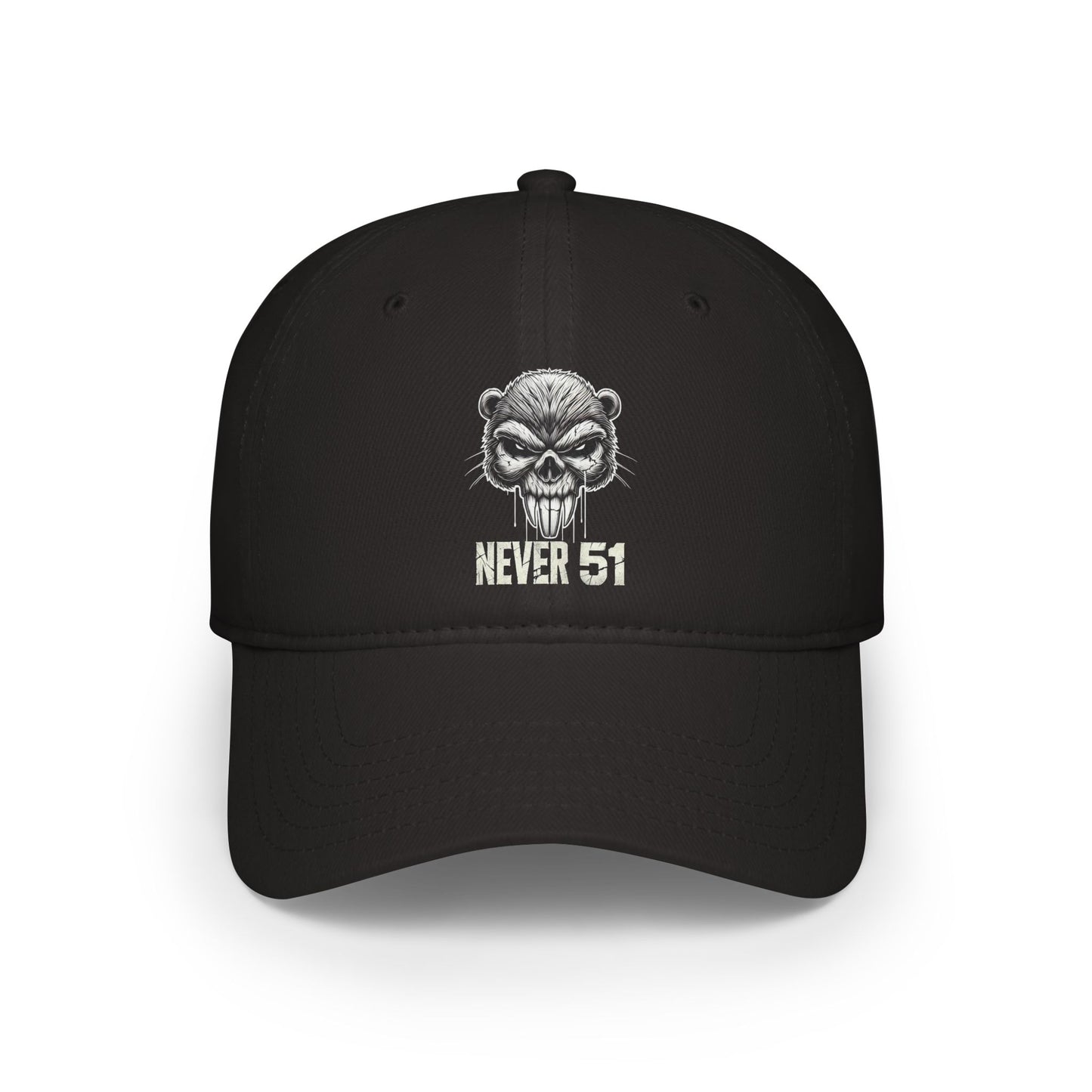 Beaver Skull Low Profile Curling Cap