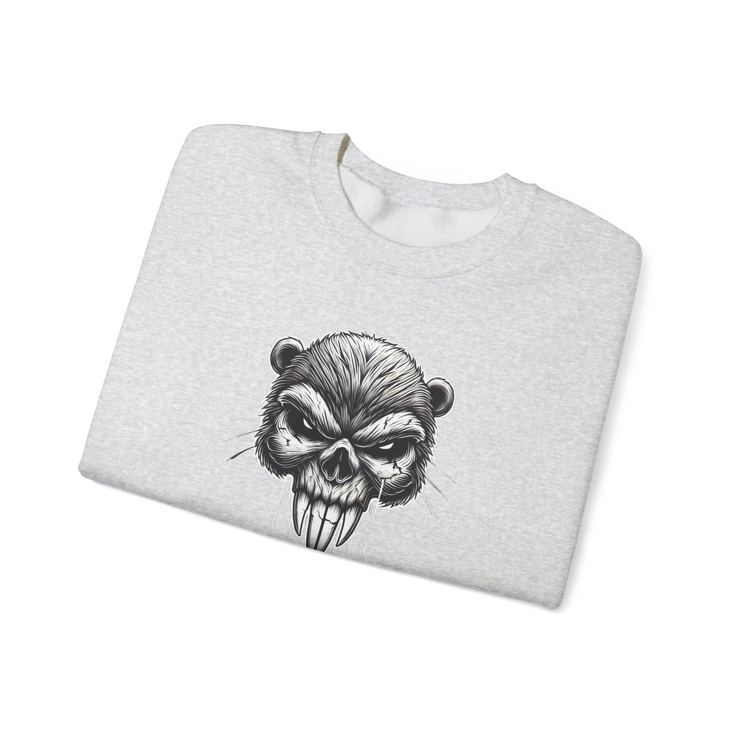 Beaver Skull Unisex Heavy Blend™ Crewneck Sweatshirt