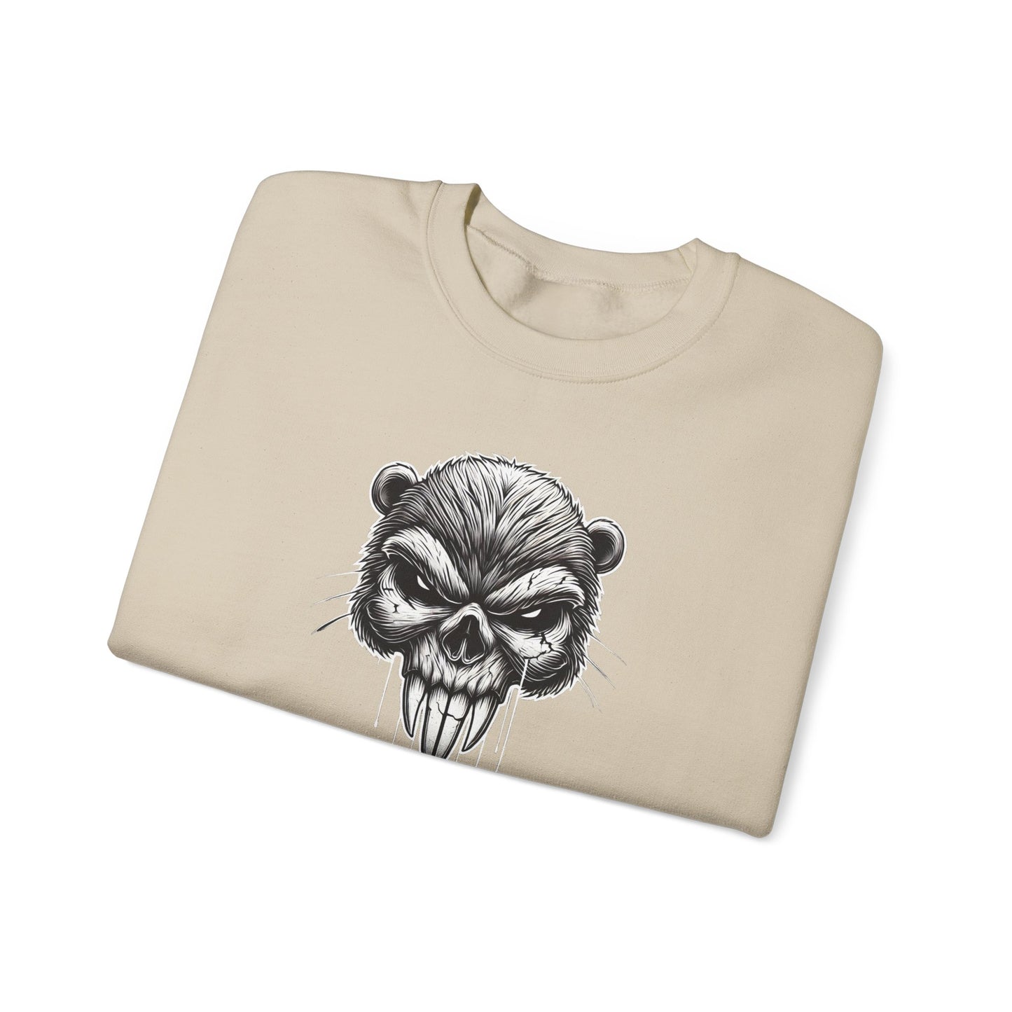 Beaver Skull Unisex Heavy Blend™ Crewneck Sweatshirt