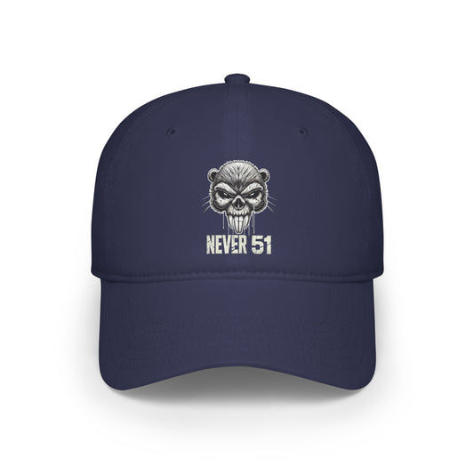 Beaver Skull Low Profile Curling Cap