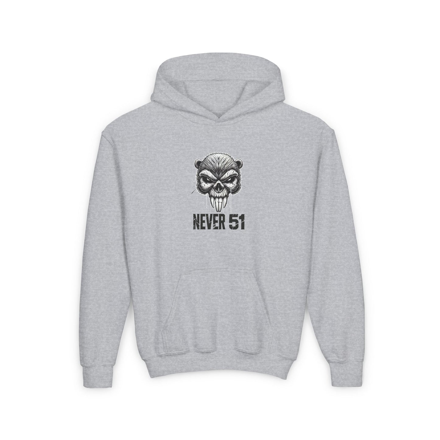 Beaver Skull Youth Heavy Blend Hoodie