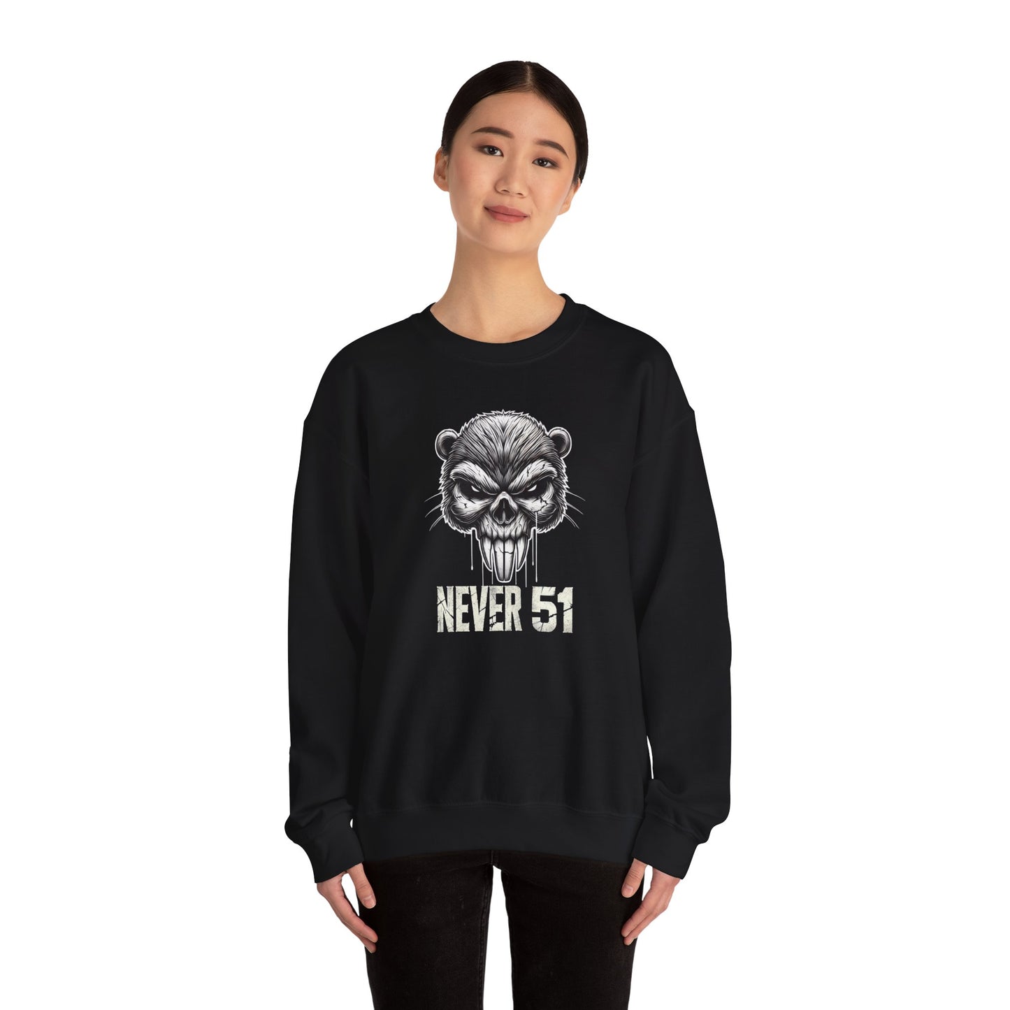 Beaver Skull Unisex Heavy Blend™ Crewneck Sweatshirt