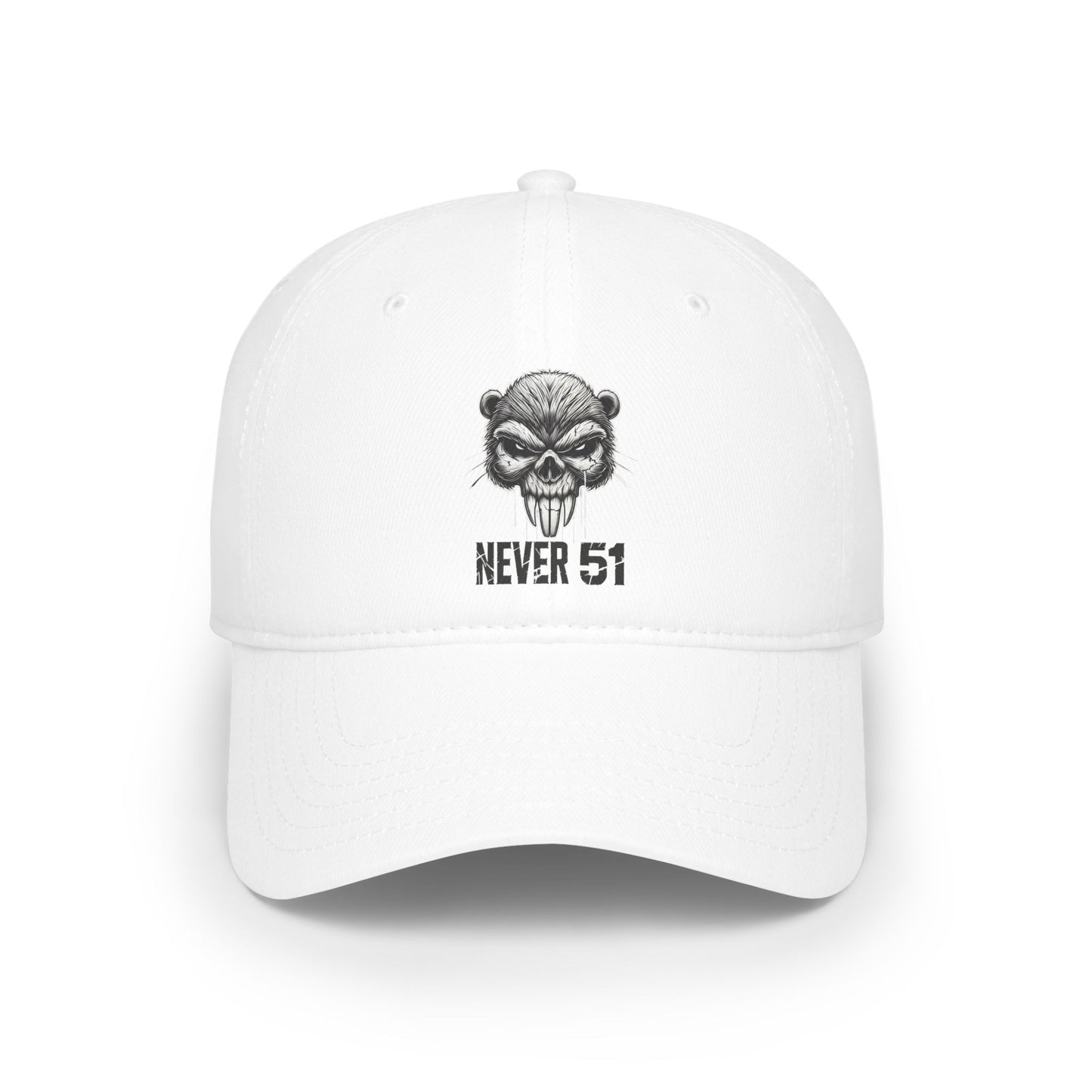 Beaver Skull Low Profile Curling Cap