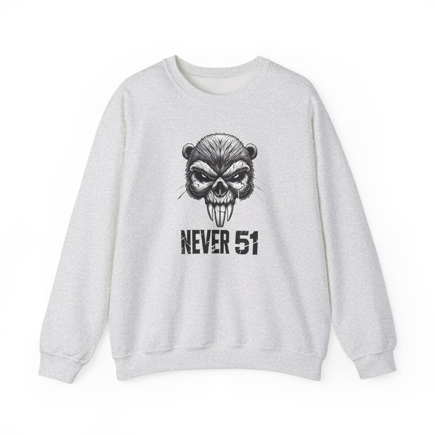 Beaver Skull Unisex Heavy Blend™ Crewneck Sweatshirt