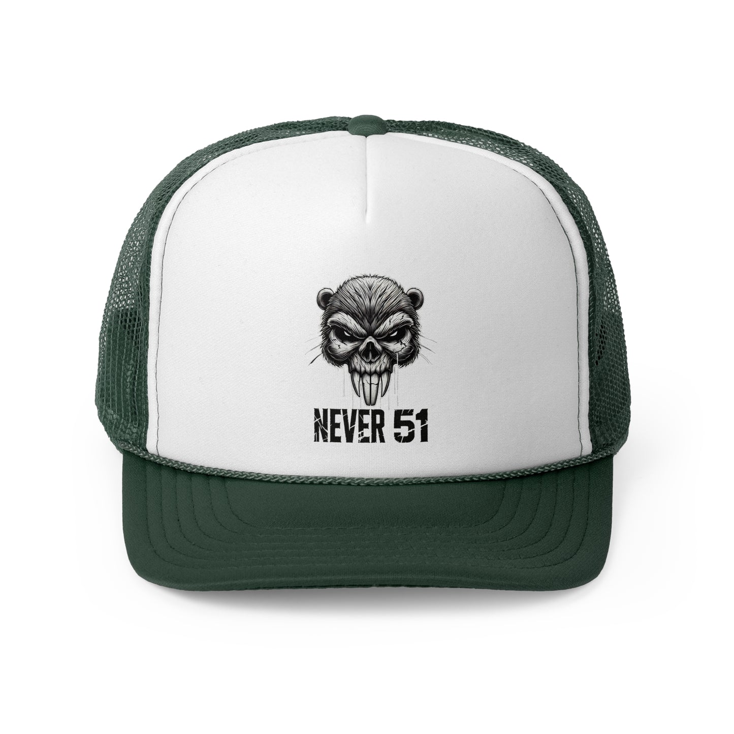 Beaver Skull Trucker Cap