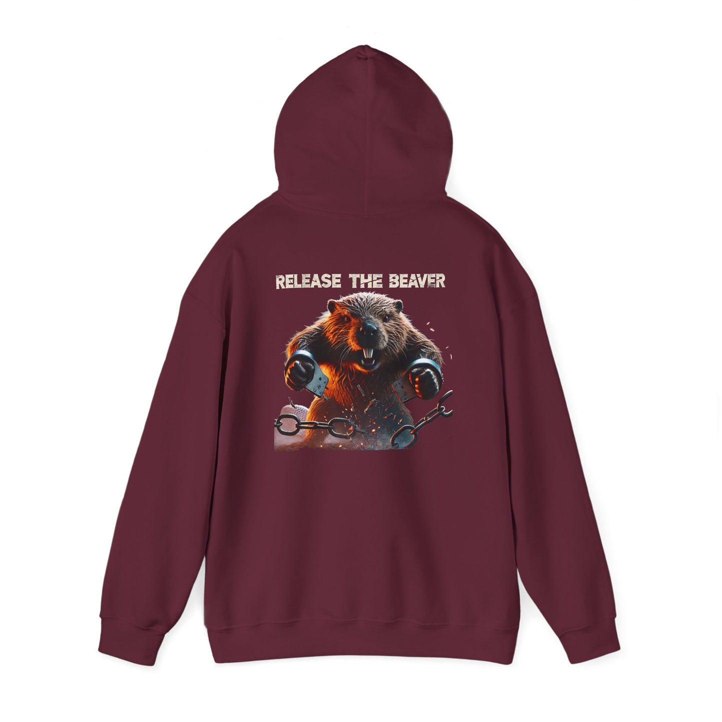 Never 51/Release The Beaver Unisex Heavy Blend™ Hooded Sweatshir