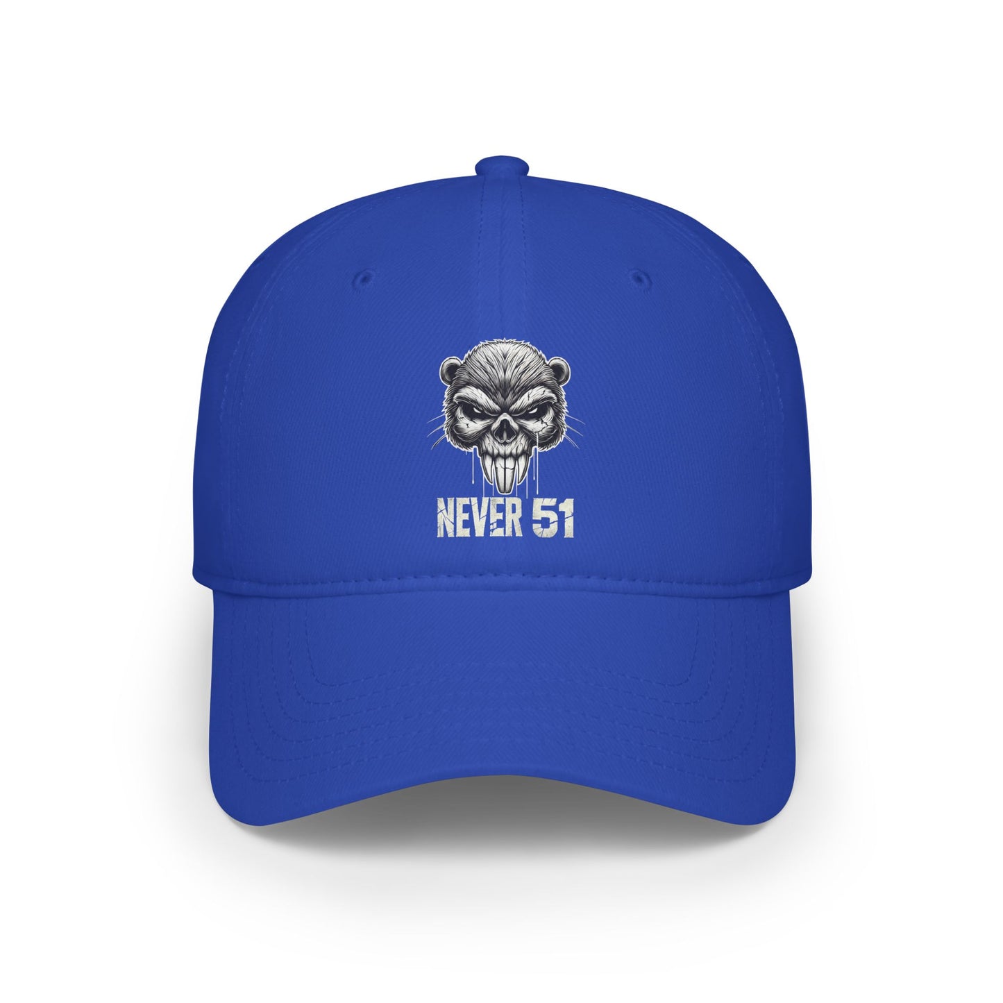 Beaver Skull Low Profile Curling Cap