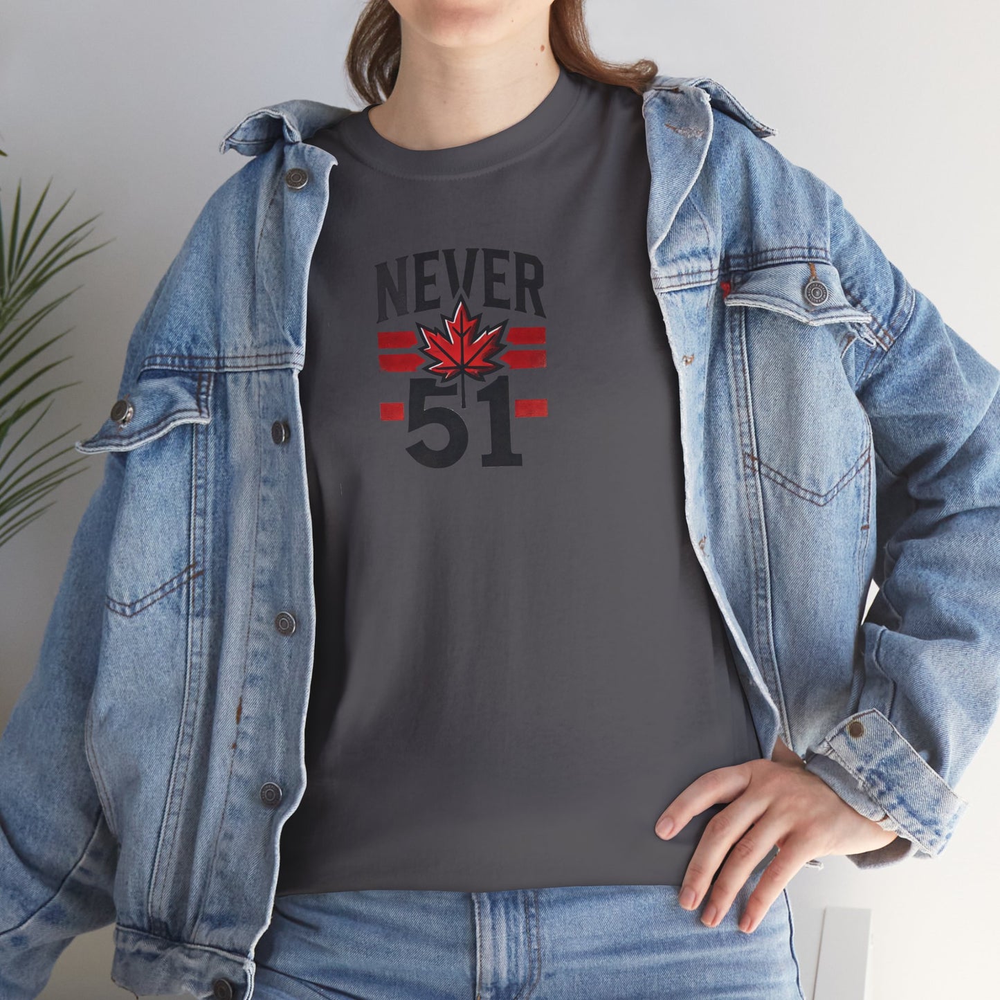 Never 51 Unisex Heavy Cotton Tee