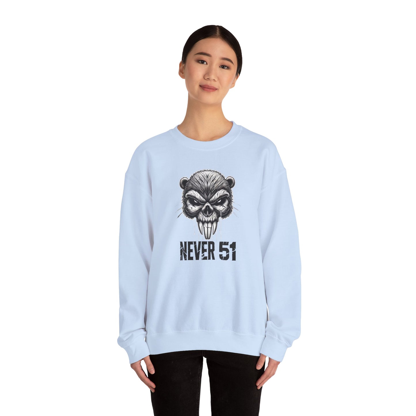 Beaver Skull Unisex Heavy Blend™ Crewneck Sweatshirt