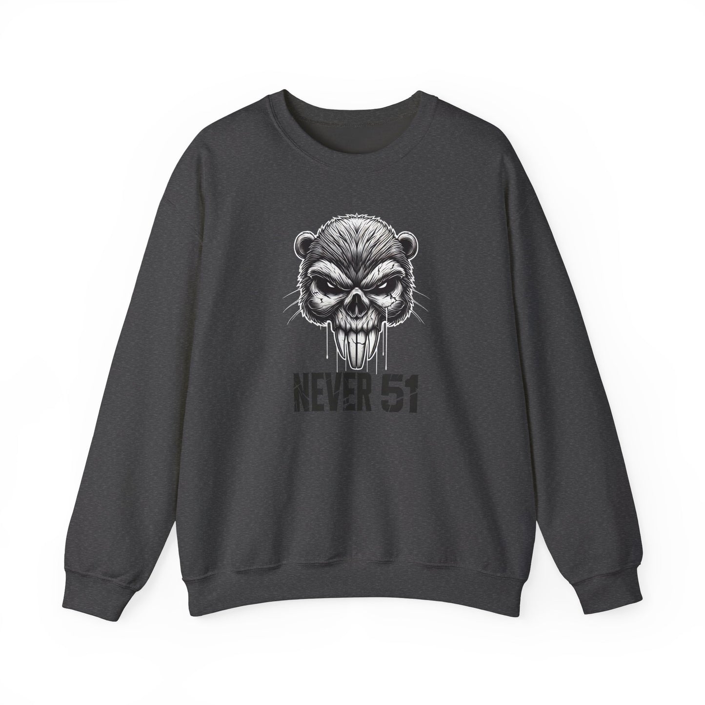 Beaver Skull Unisex Heavy Blend™ Crewneck Sweatshirt