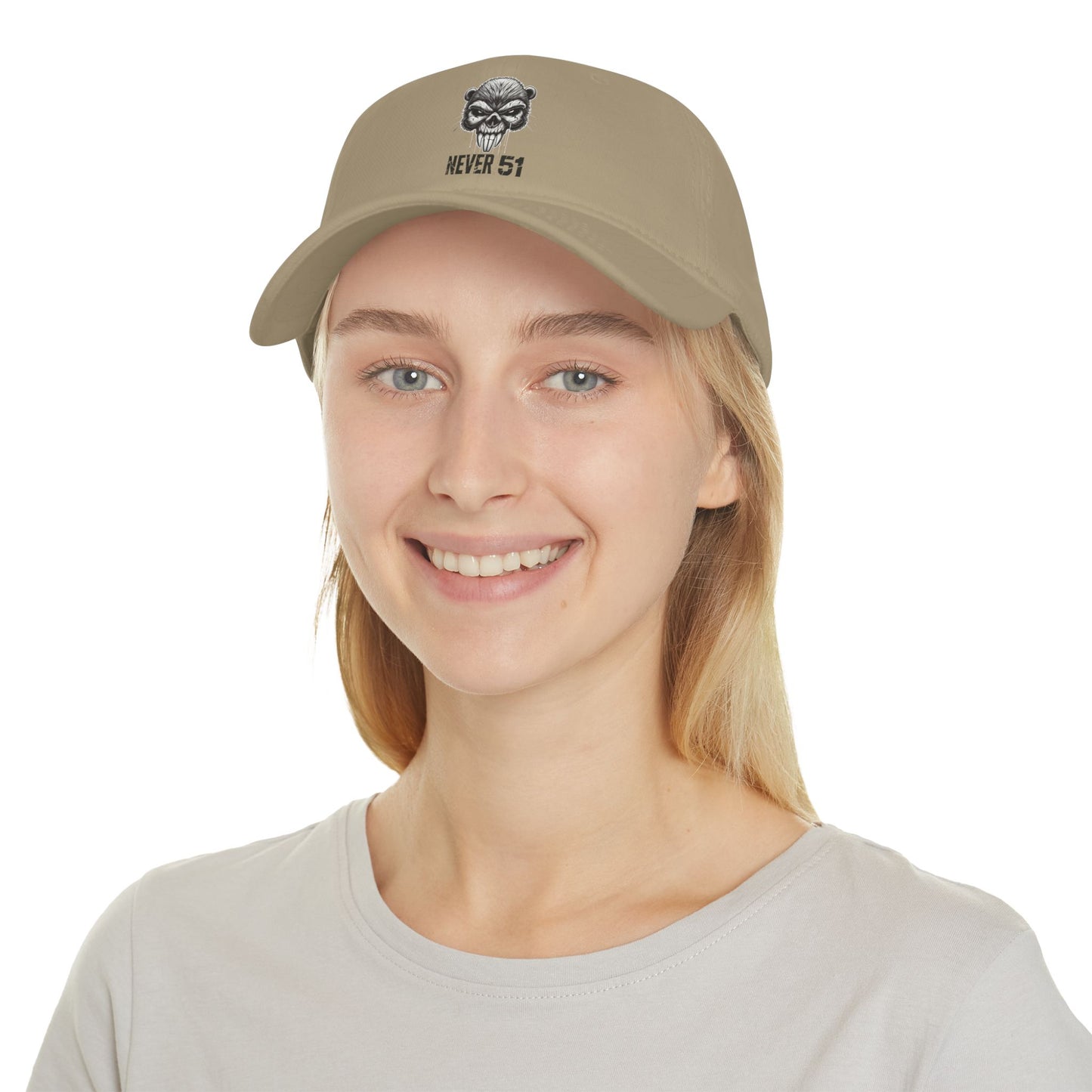 Beaver Skull Low Profile Curling Cap