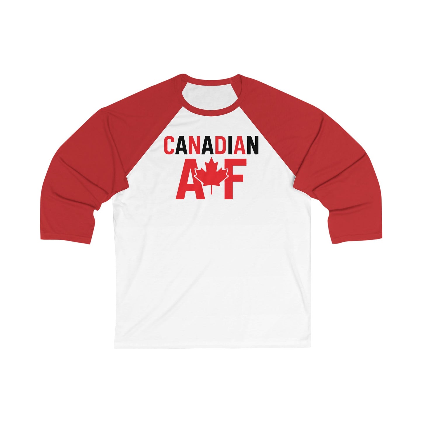 Canadian "And Free" 3\4 Raglan Sleeve