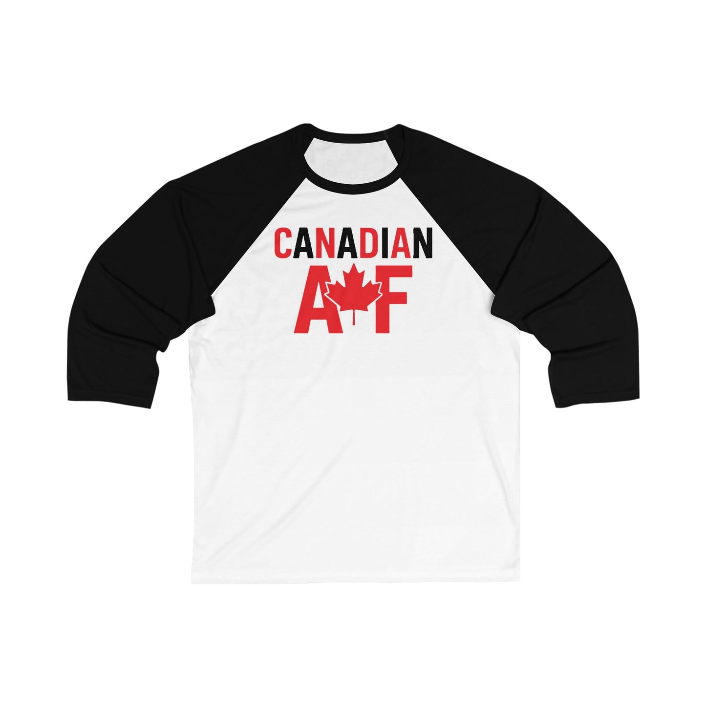 Canadian "And Free" 3\4 Raglan Sleeve
