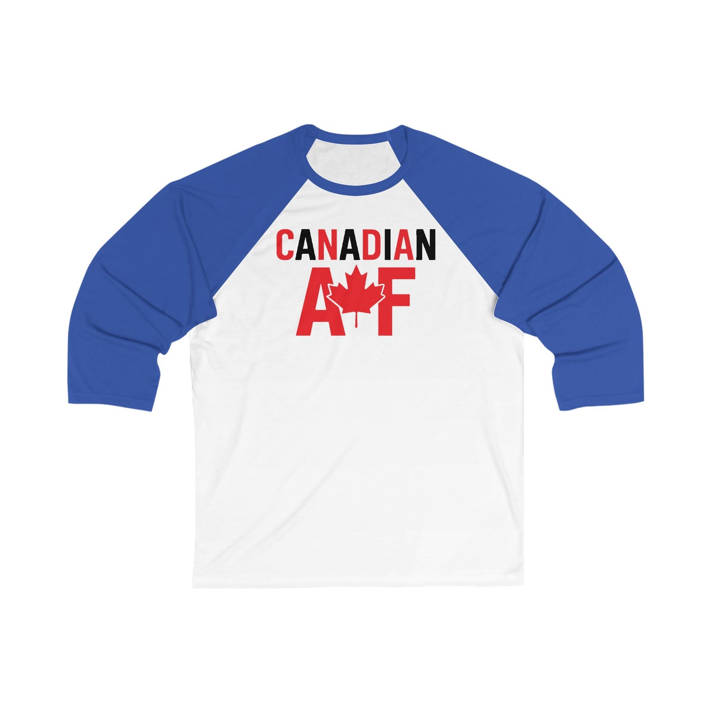 Canadian "And Free" 3\4 Raglan Sleeve