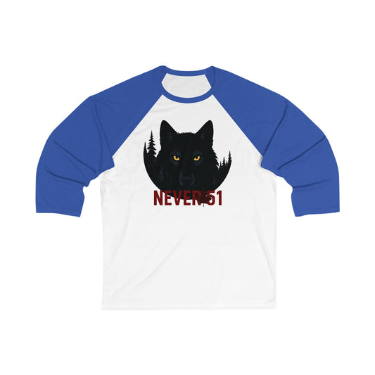Watchful Wolf 3\4 Raglan Sleeve