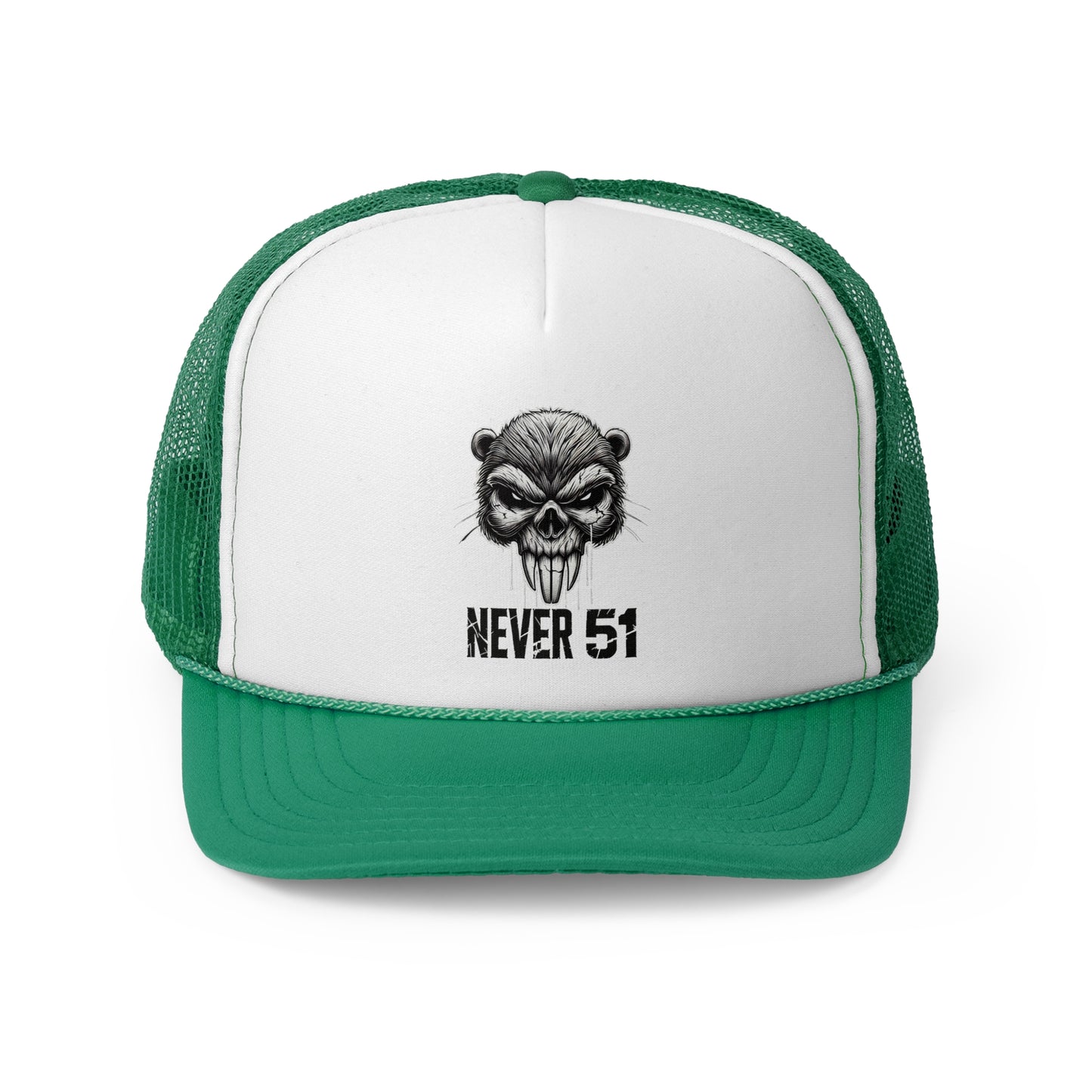 Beaver Skull Trucker Cap